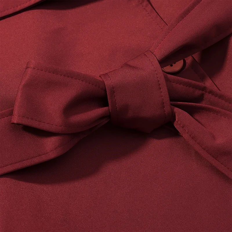 The Cropped Wrap Trench