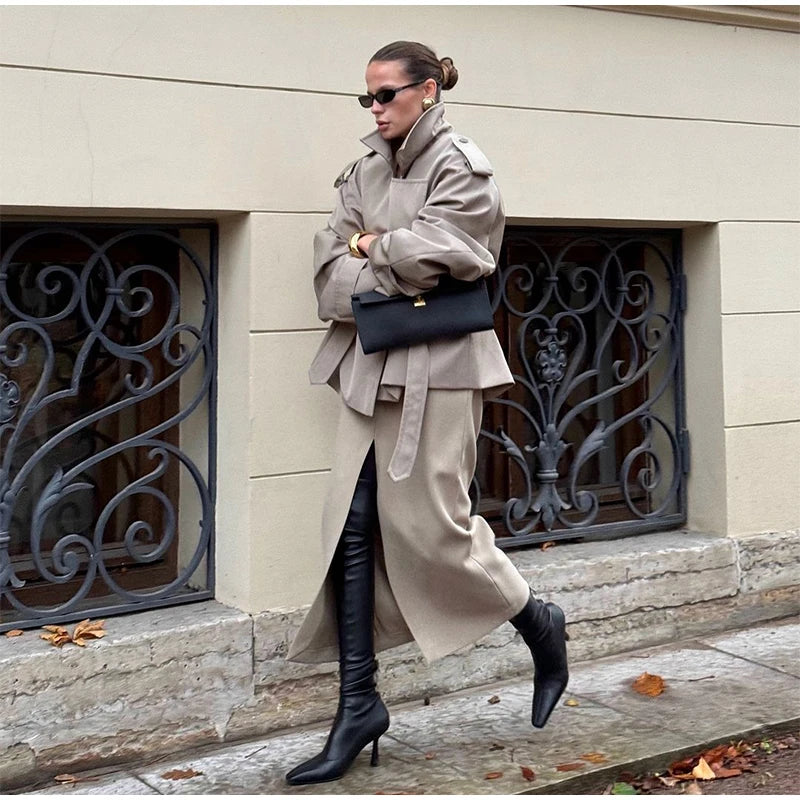 The Double-Breasted Belted Trench