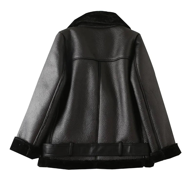 The Shearling-Look Aviator Jacket