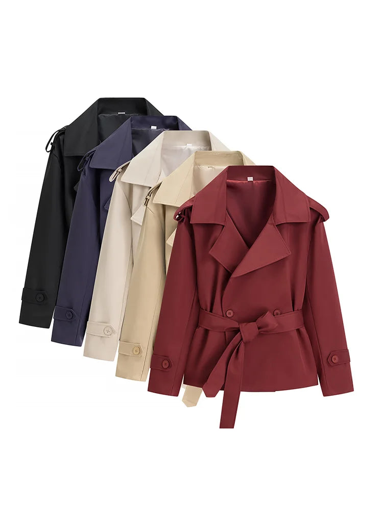 The Cropped Wrap Trench