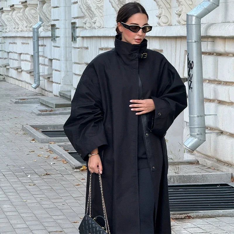The Long Stand-Collar Trench