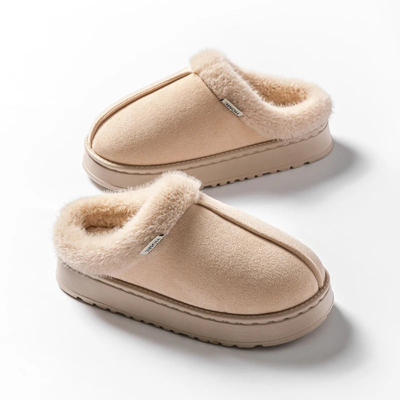 The Cruelty-Free Suede Platform Slipper