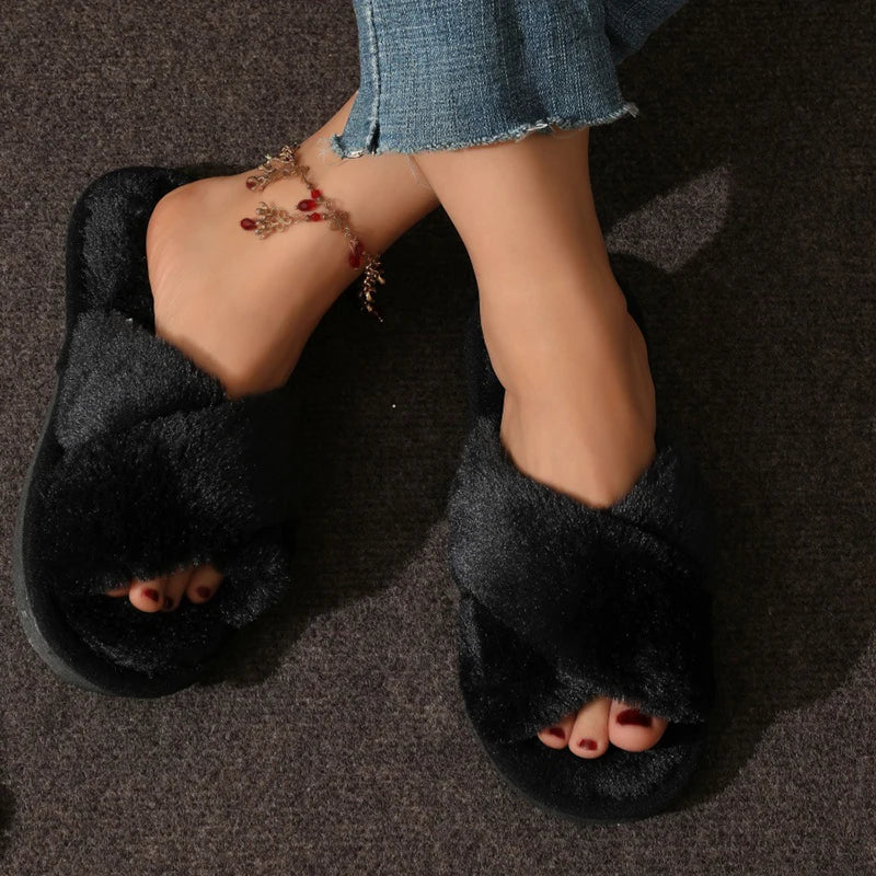 The Crossover Cruelty-Free Fur Slide