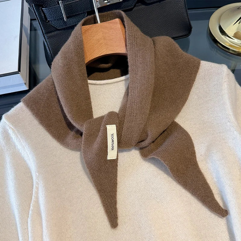 The Wool Triangle Wrap Scarf