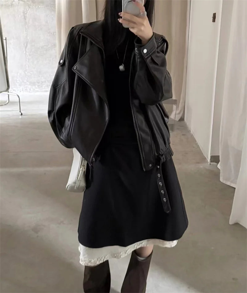 The Cruelty-Free Leather Biker Jacket