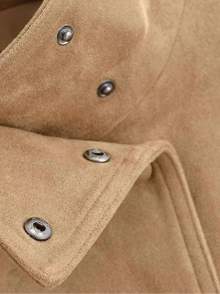 The Tie-Waist Cruelty-Free Suede Jacket