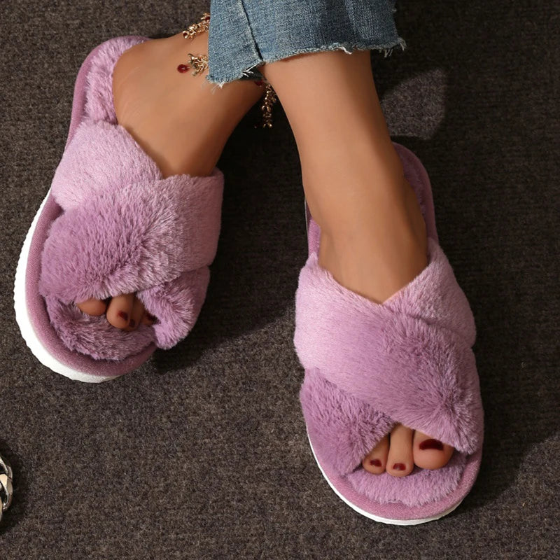 The Crossover Cruelty-Free Fur Slide