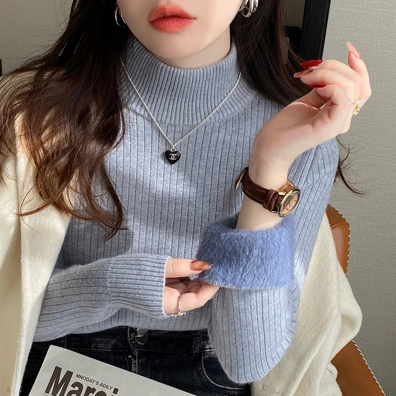 The Lined Knit Turtleneck