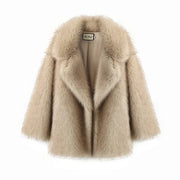 The Oversized Gradient Cruelty-Free Fur Jacket
