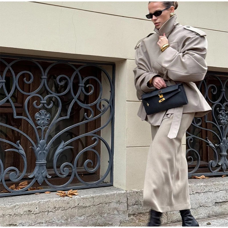 The Double-Breasted Belted Trench
