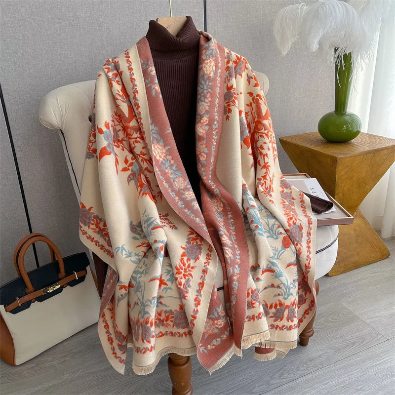 The Oversized Plaid Blanket Scarf — product view 42