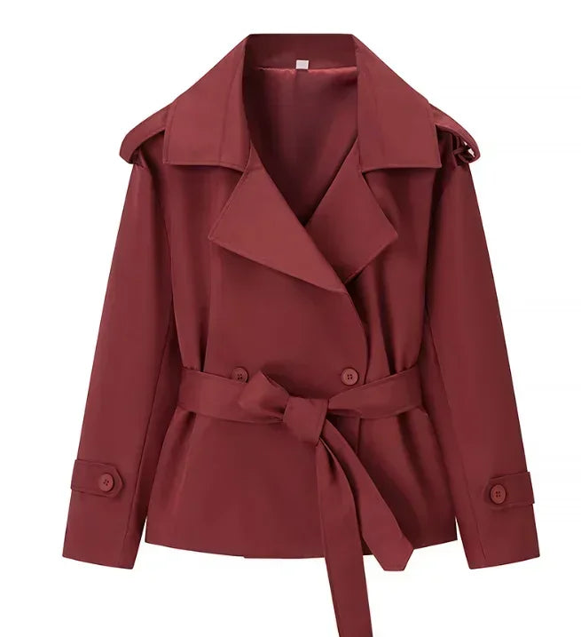 The Cropped Wrap Trench