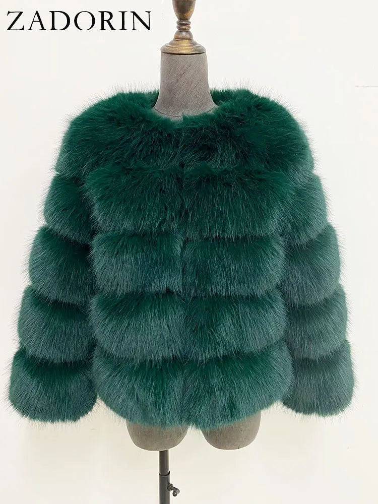 The Fluffy Cruelty-Free Fur Short Coat