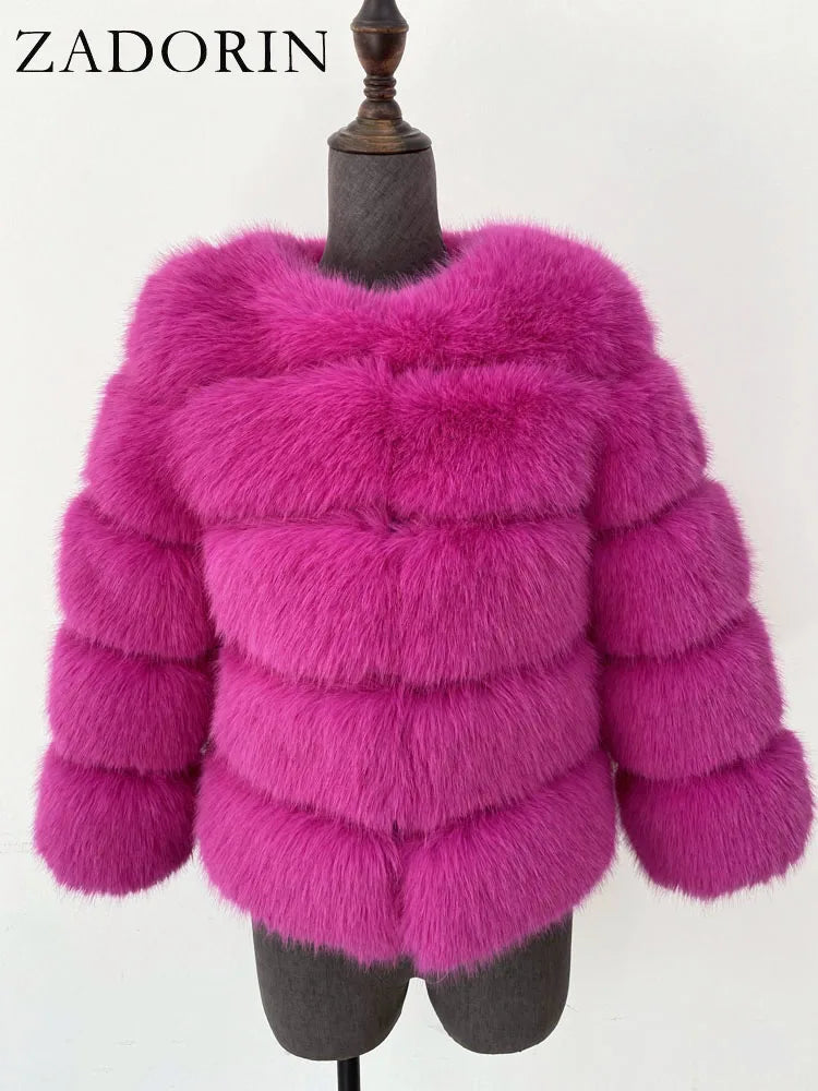 The Fluffy Cruelty-Free Fur Short Coat