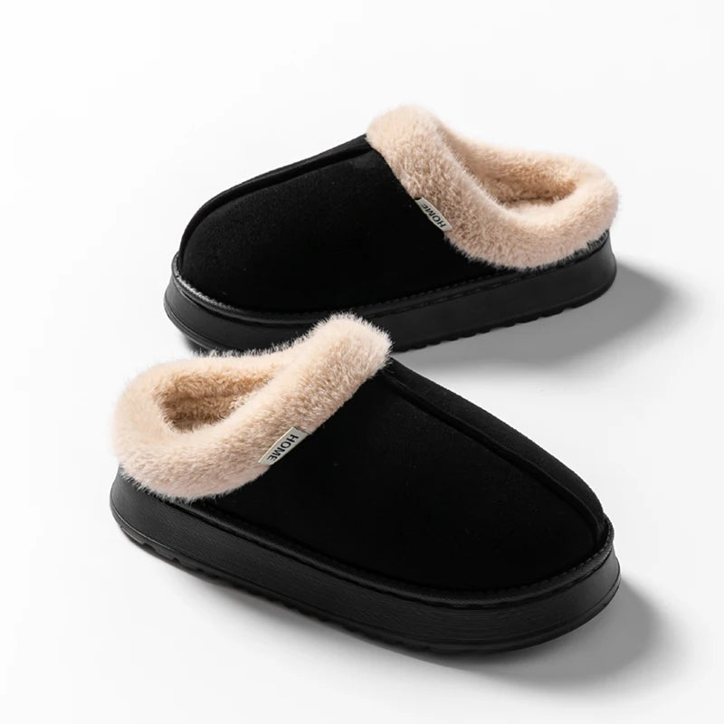 The Cruelty-Free Suede Platform Slipper