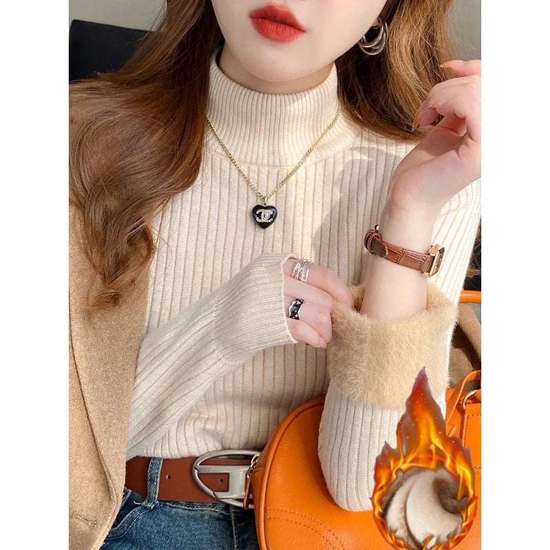 The Lined Knit Turtleneck