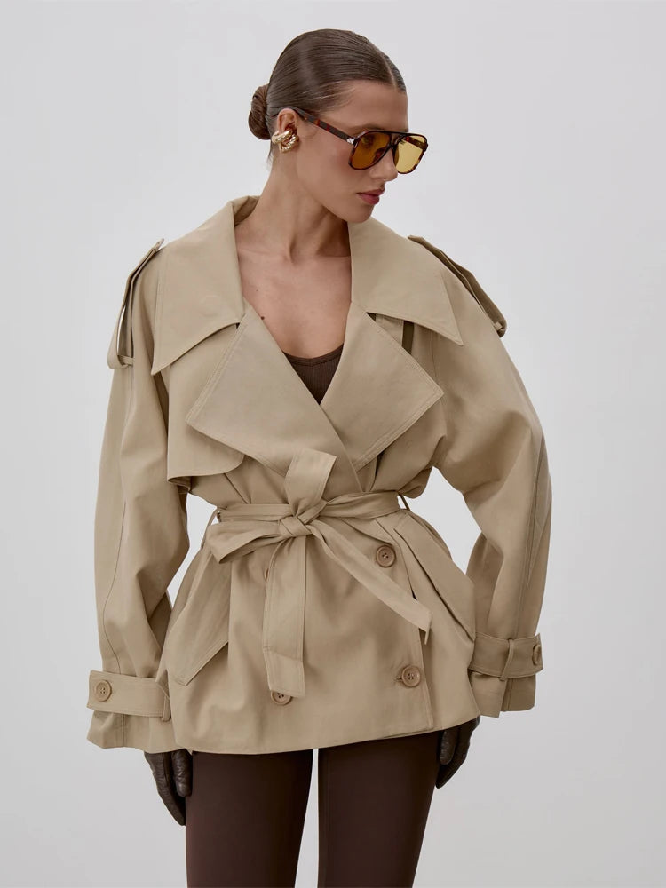 The Lace-Up Long Coat