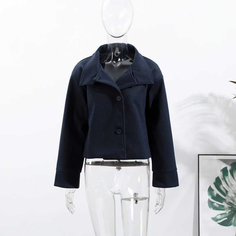 The Stand-Collar Boxy Jacket