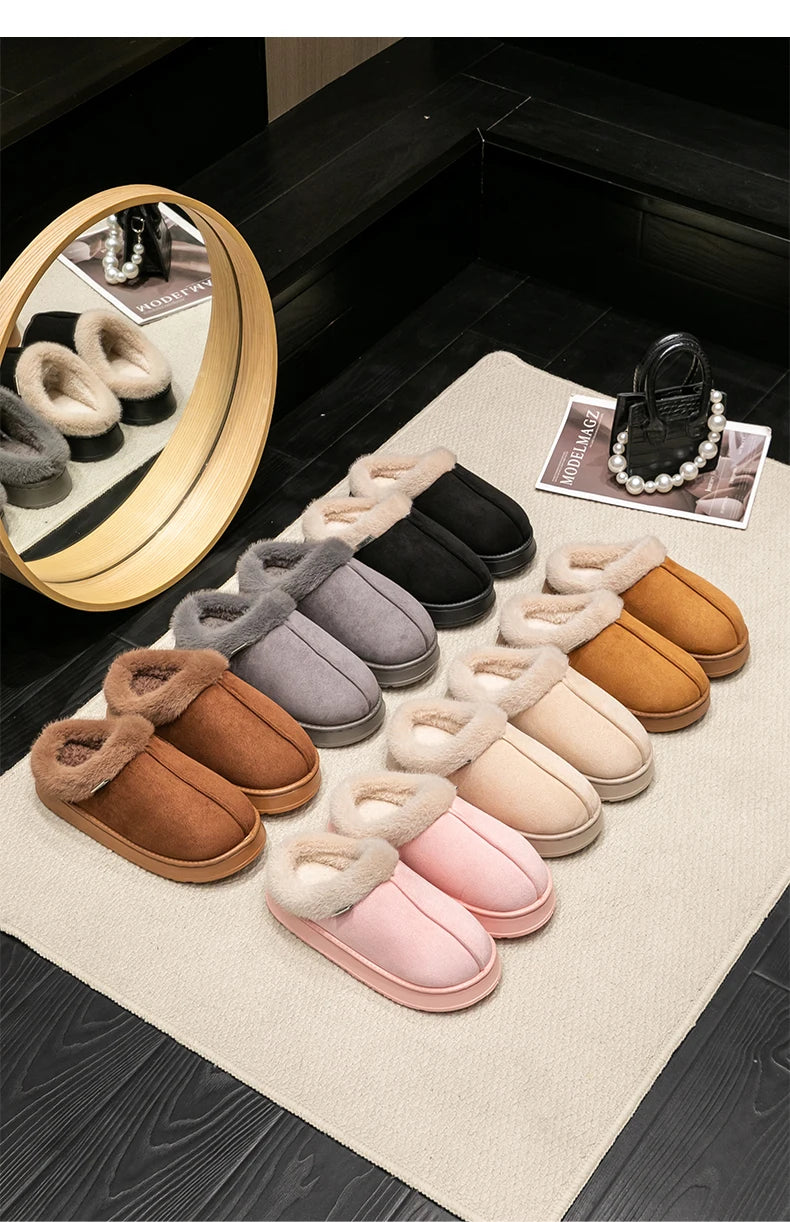 The Cruelty-Free Suede Platform Slipper