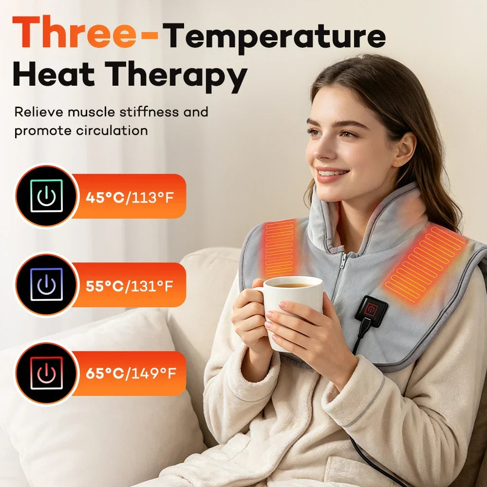 The Heated Neck & Shoulder Wrap