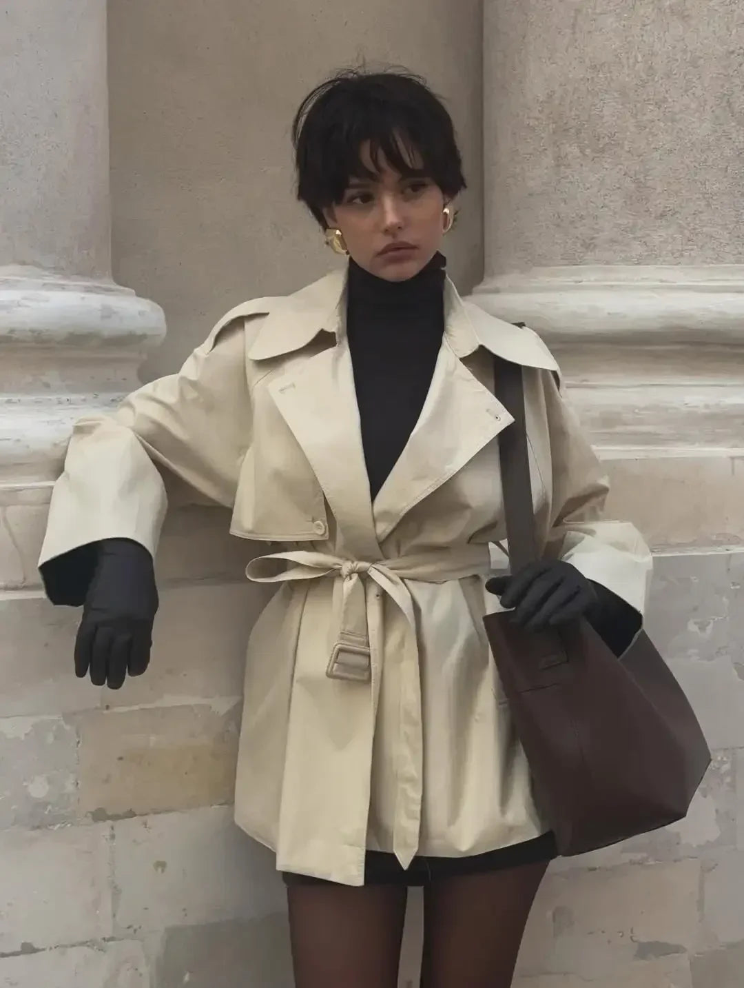 The Belted Short Trench