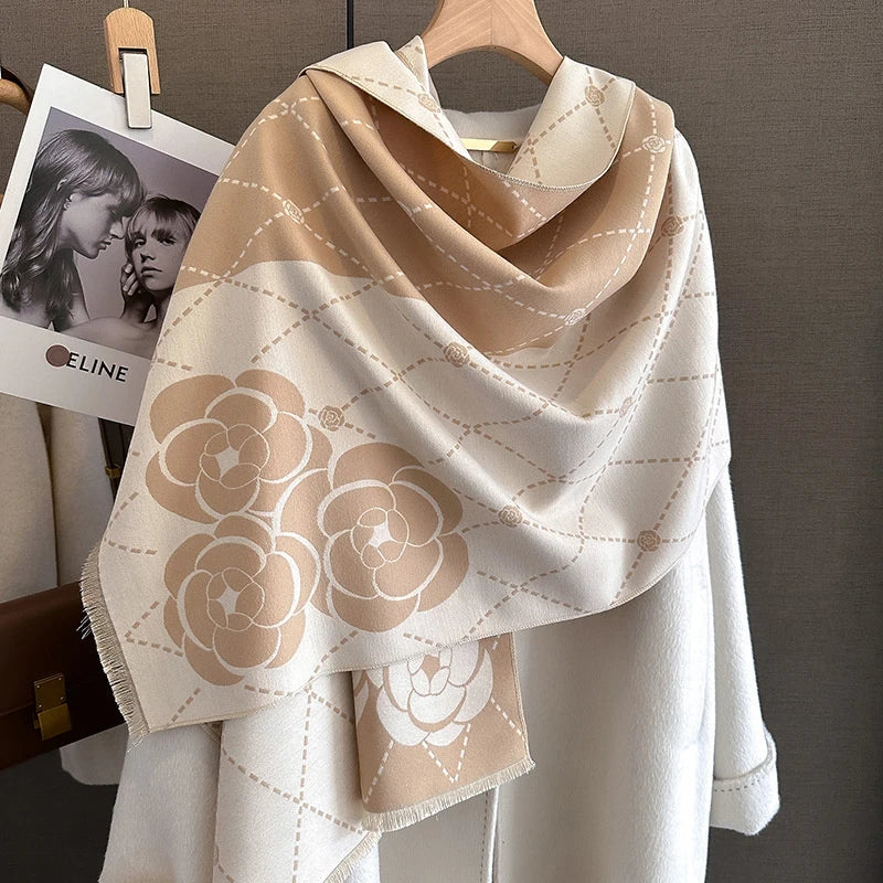 The Oversized Plaid Blanket Scarf — product view 69