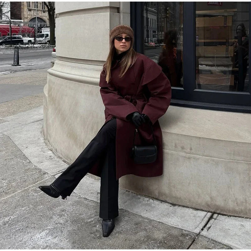 The Cape-Collar Belted Trench
