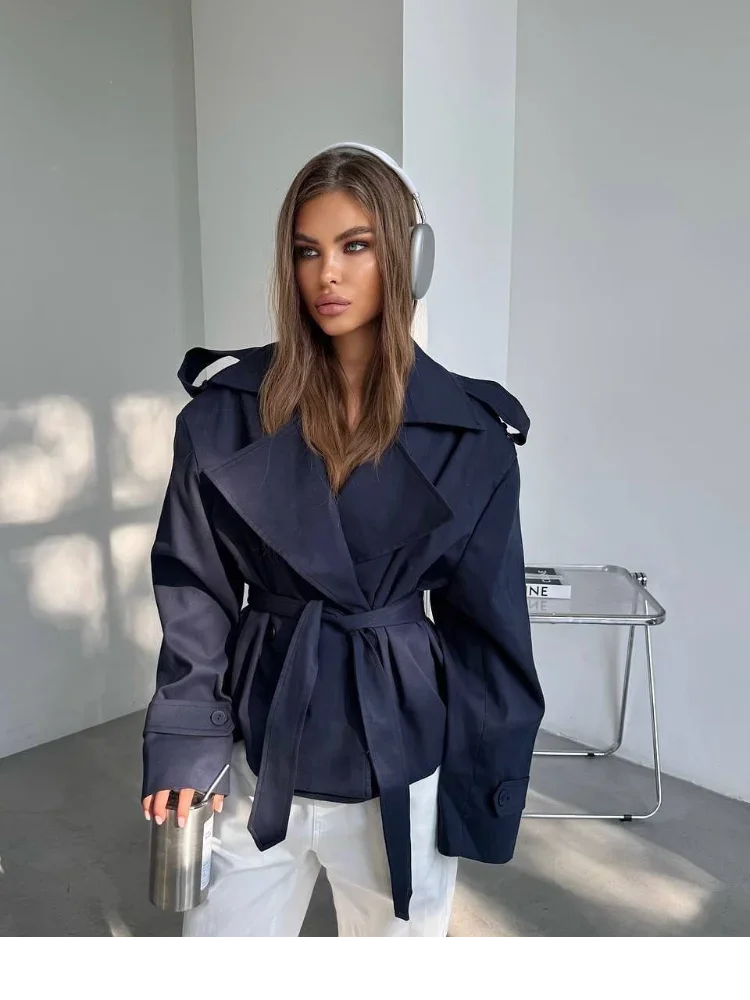 The Cropped Wrap Trench
