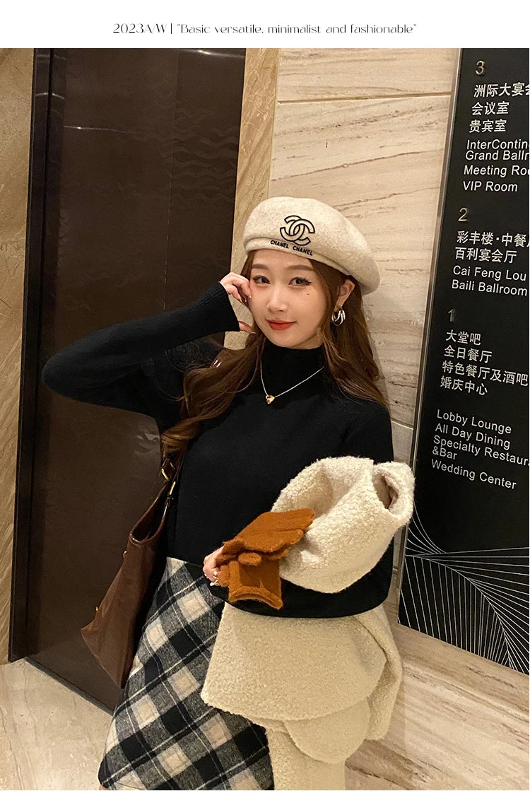 The Lined Knit Turtleneck