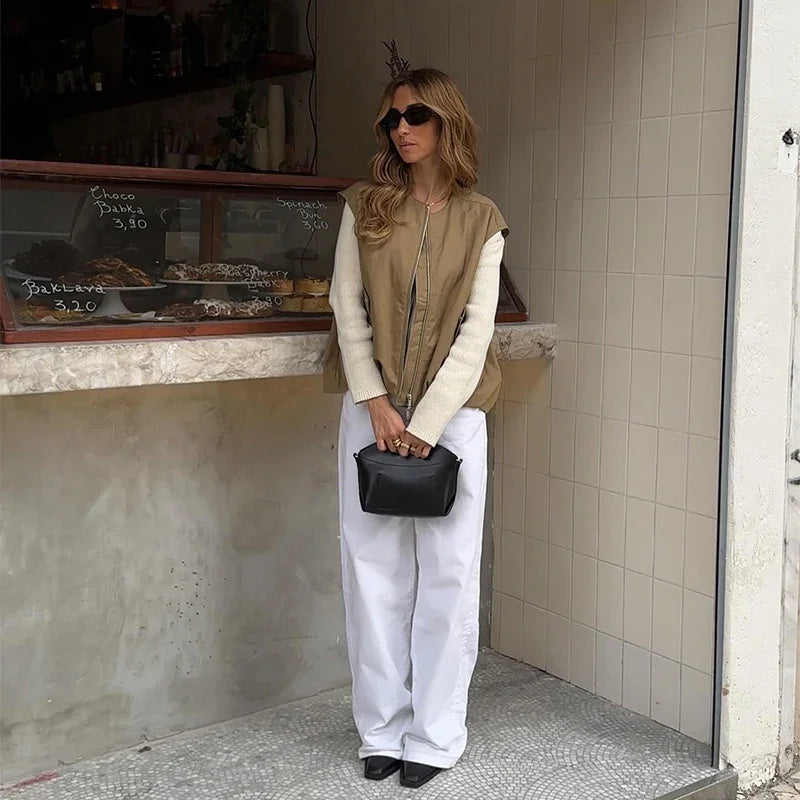 The Cropped Wrap Trench