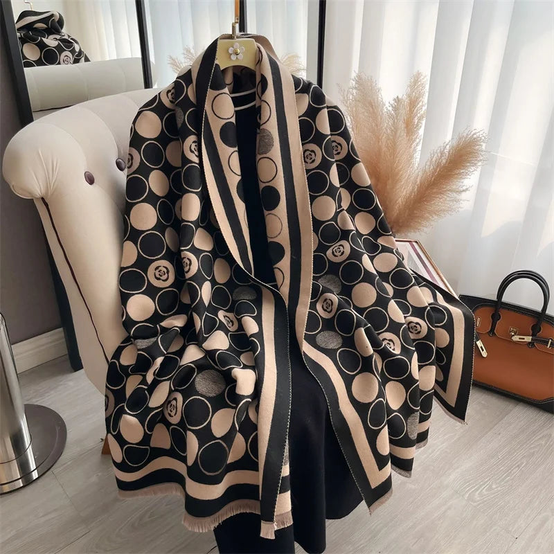 The Oversized Plaid Blanket Scarf — product view 13