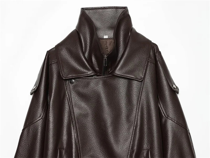The Cruelty-Free Leather Biker Jacket