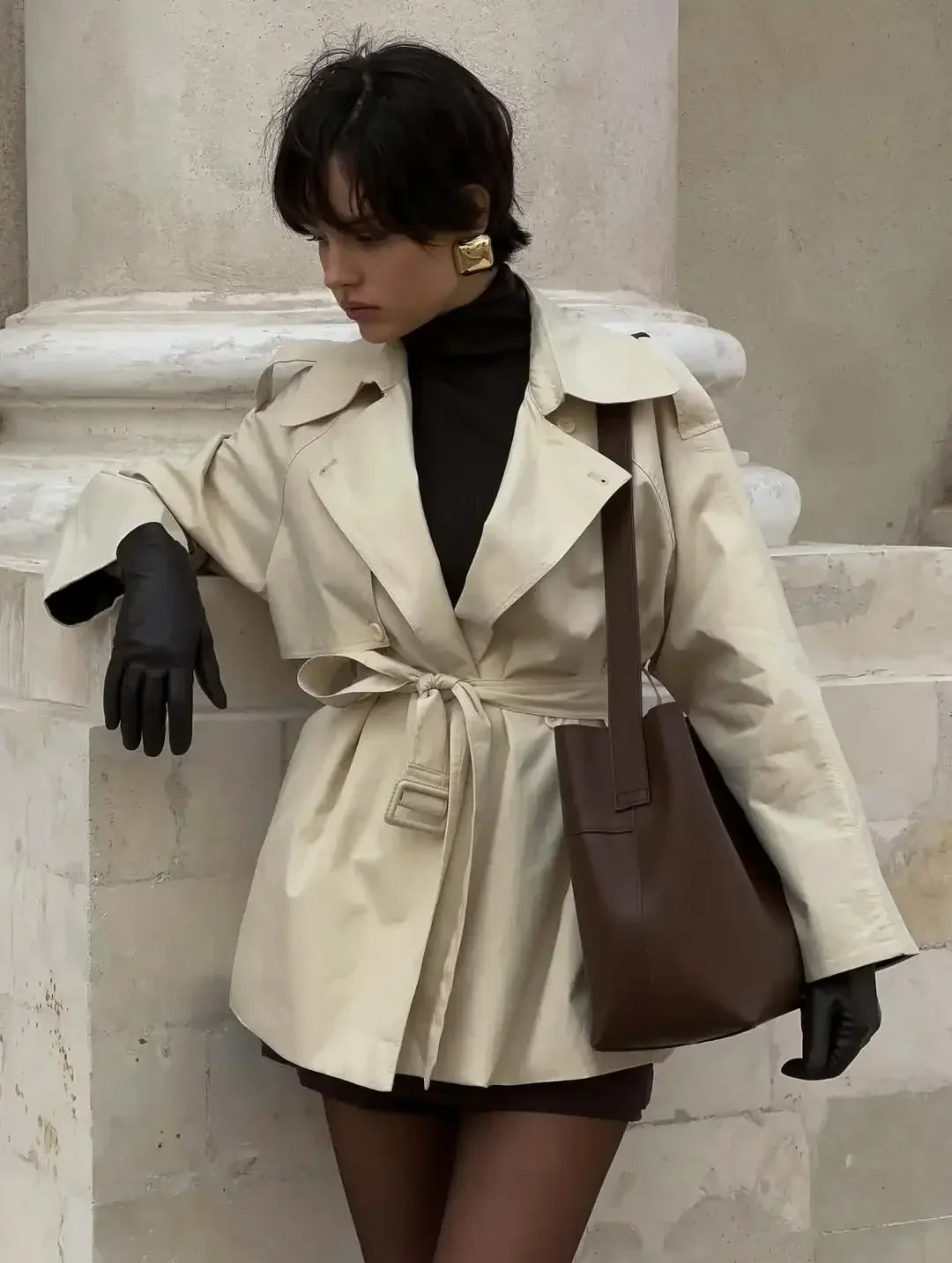 The Belted Short Trench