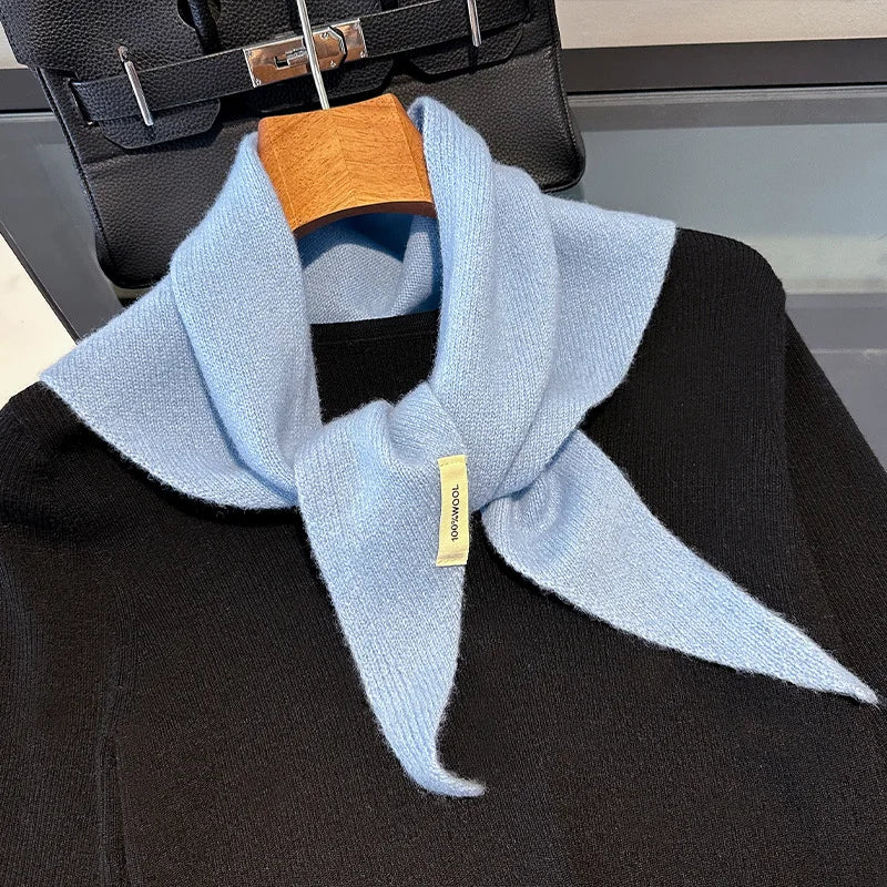 The Wool Triangle Wrap Scarf