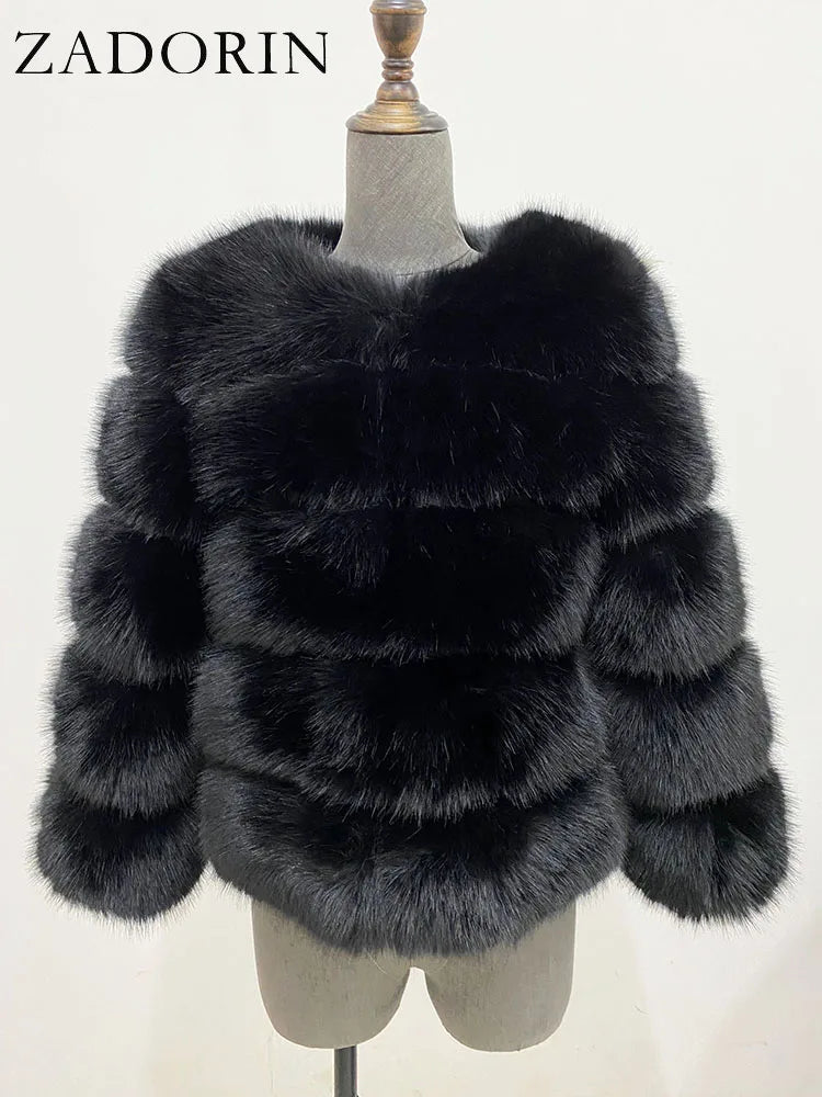 The Fluffy Cruelty-Free Fur Short Coat