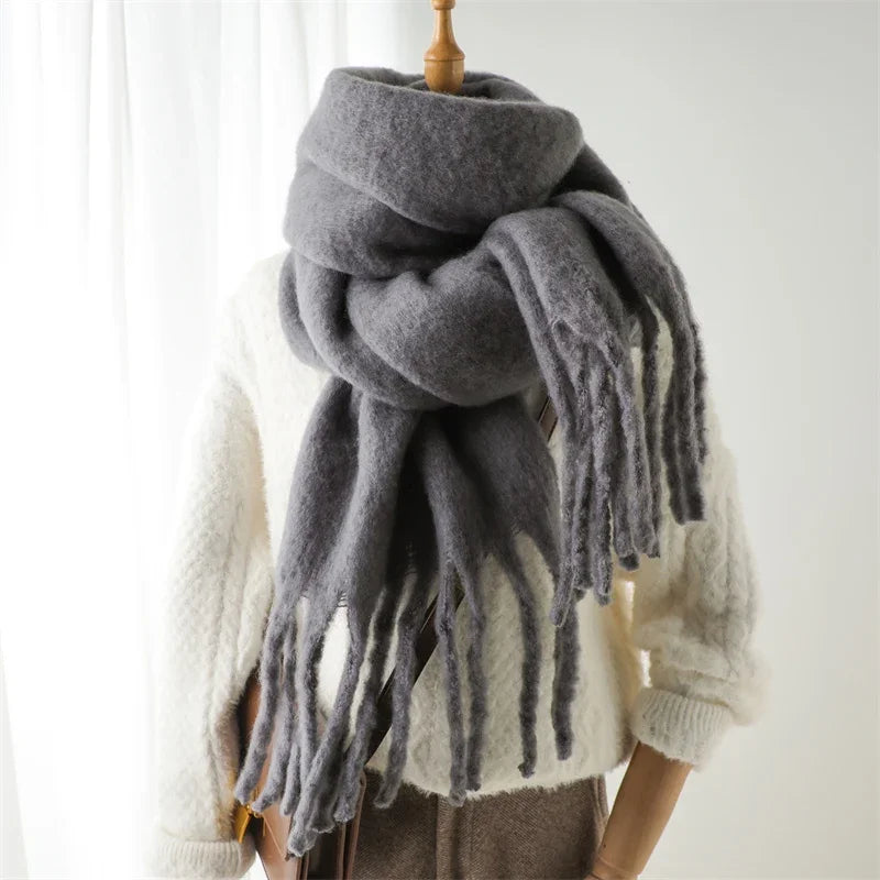 The Tassel Pashmina Wrap Scarf