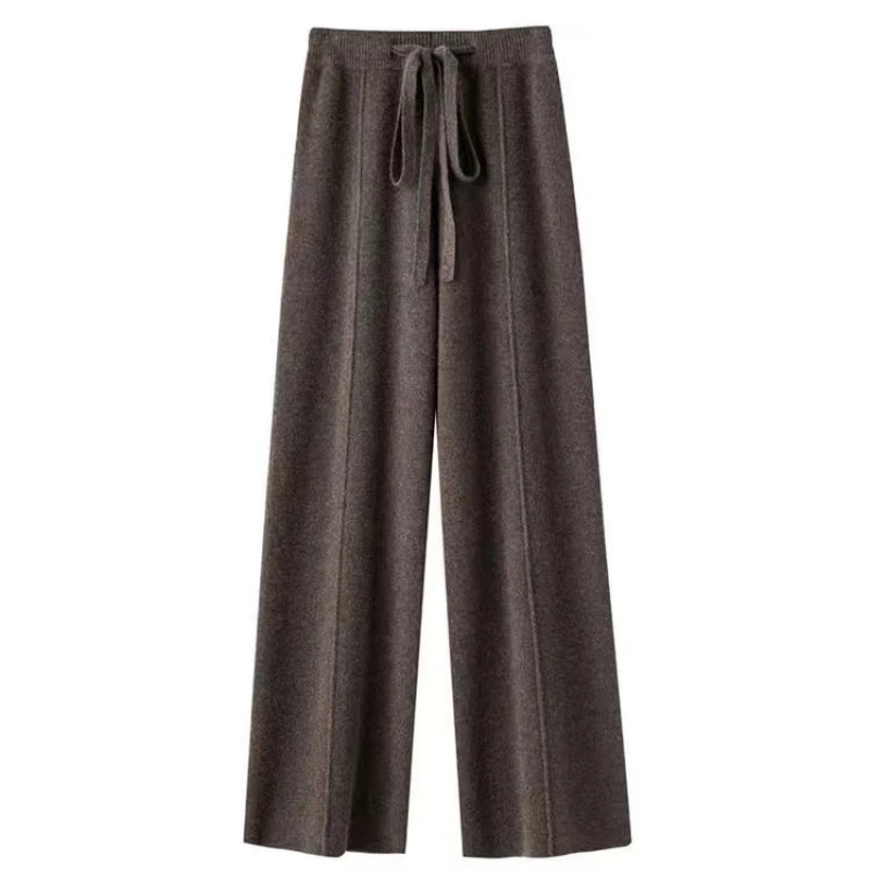 The Merino-Blend Knit Wide-Leg Trousers — product view 24