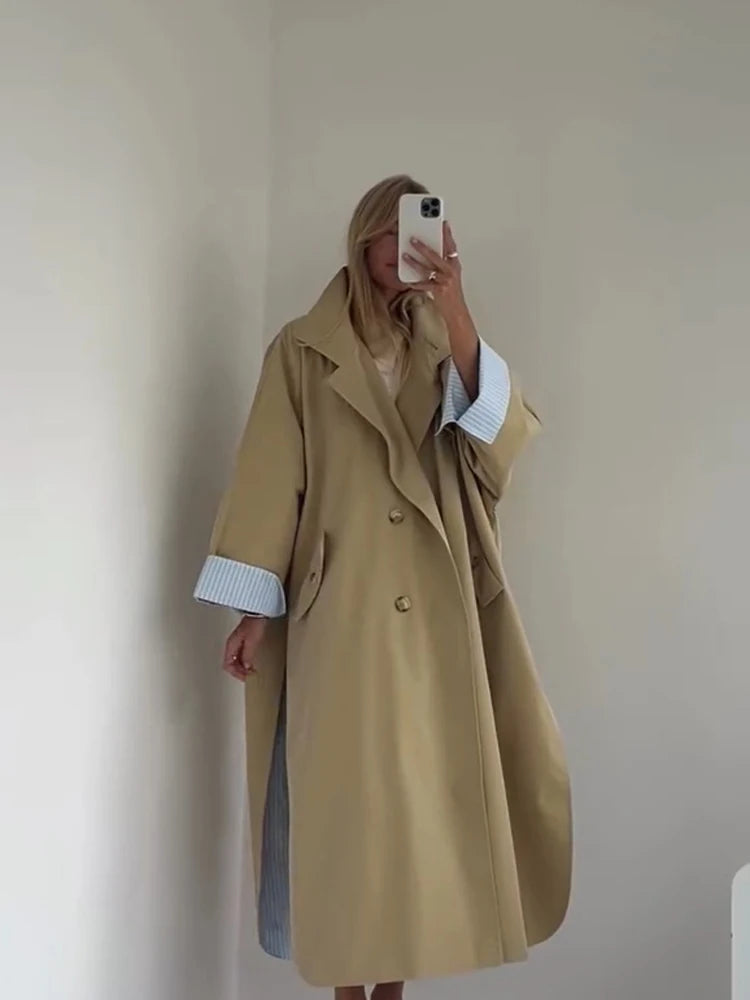 The Oversized Stand-Collar Trench