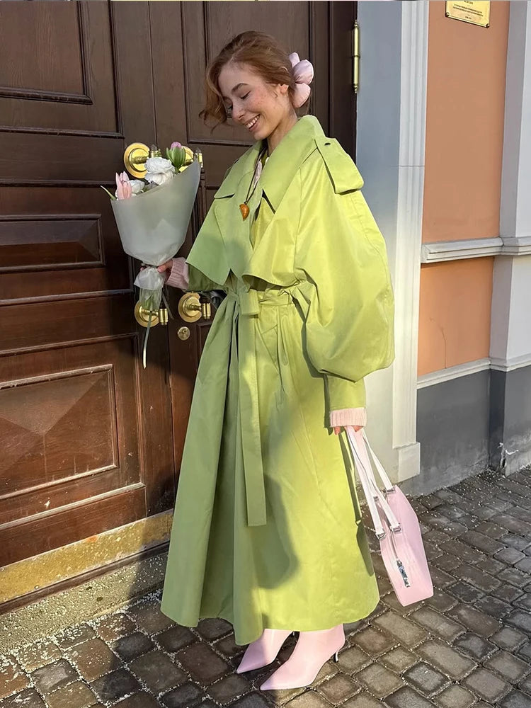 The Oversized Stand-Collar Trench