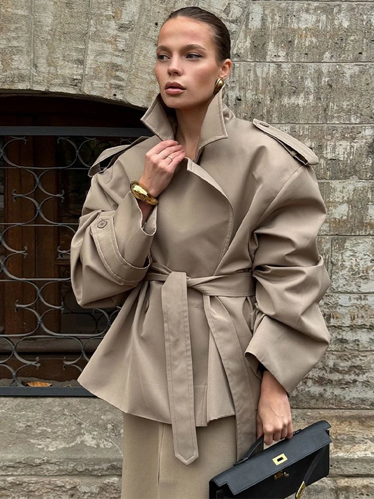 The Cape-Collar Belted Trench