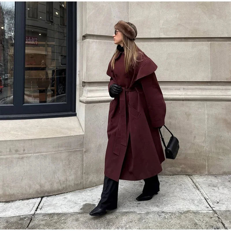The Cape-Collar Belted Trench