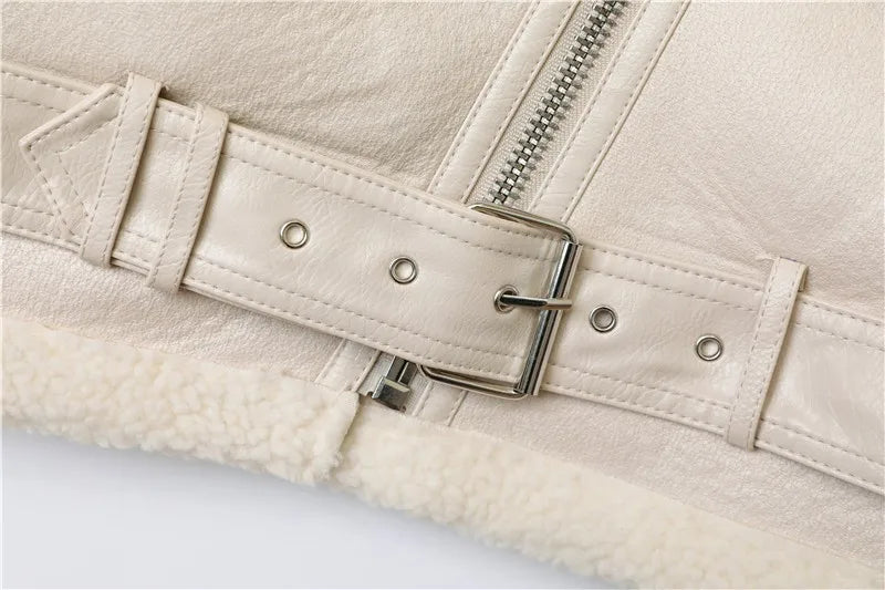 The Shearling-Look Aviator Jacket