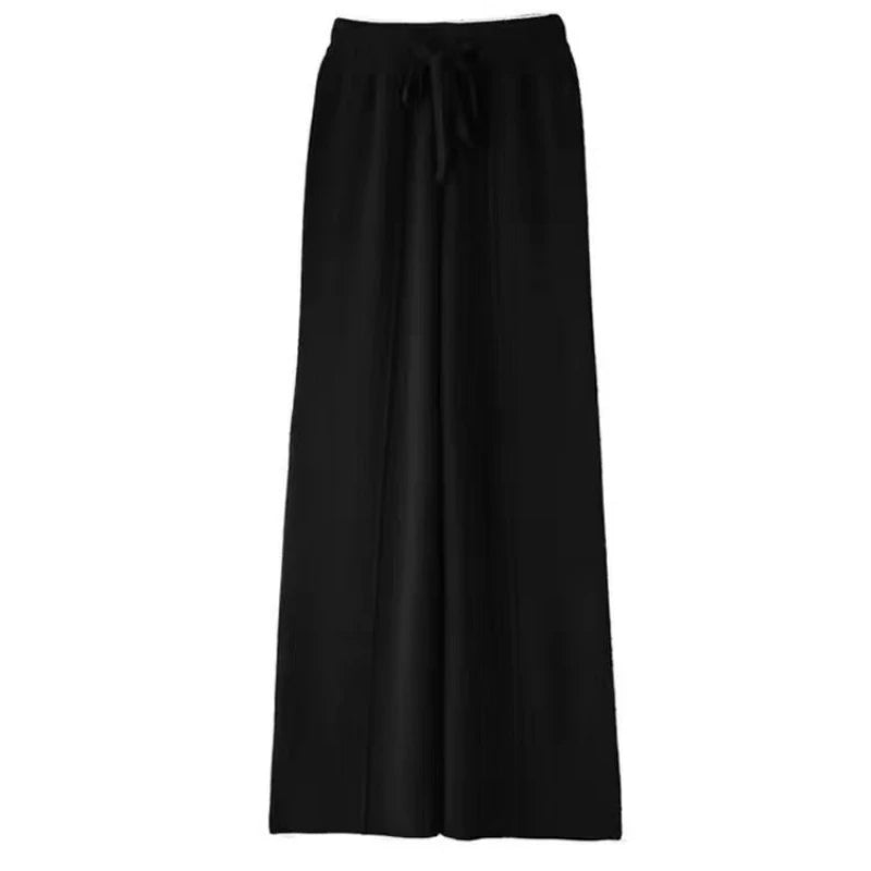 The Merino-Blend Knit Wide-Leg Trousers — product view 21