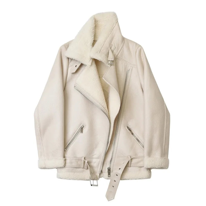 The Shearling-Look Aviator Jacket