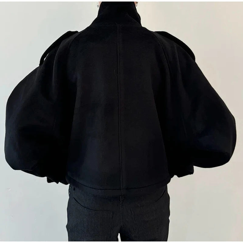 The Stand-Collar Boxy Jacket
