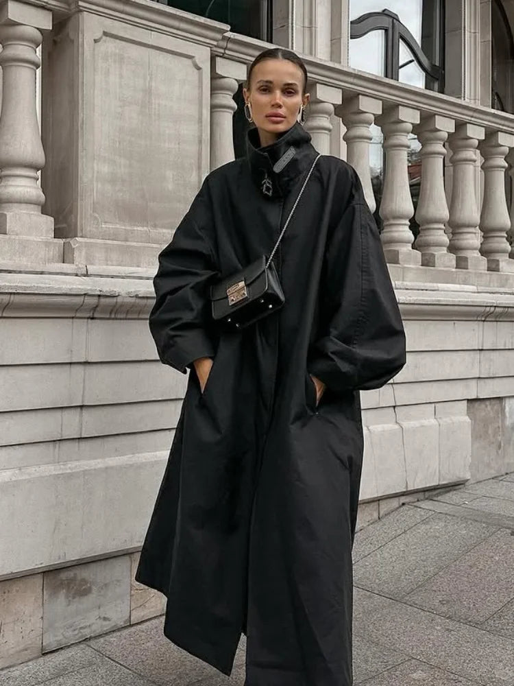 The Long Stand-Collar Trench