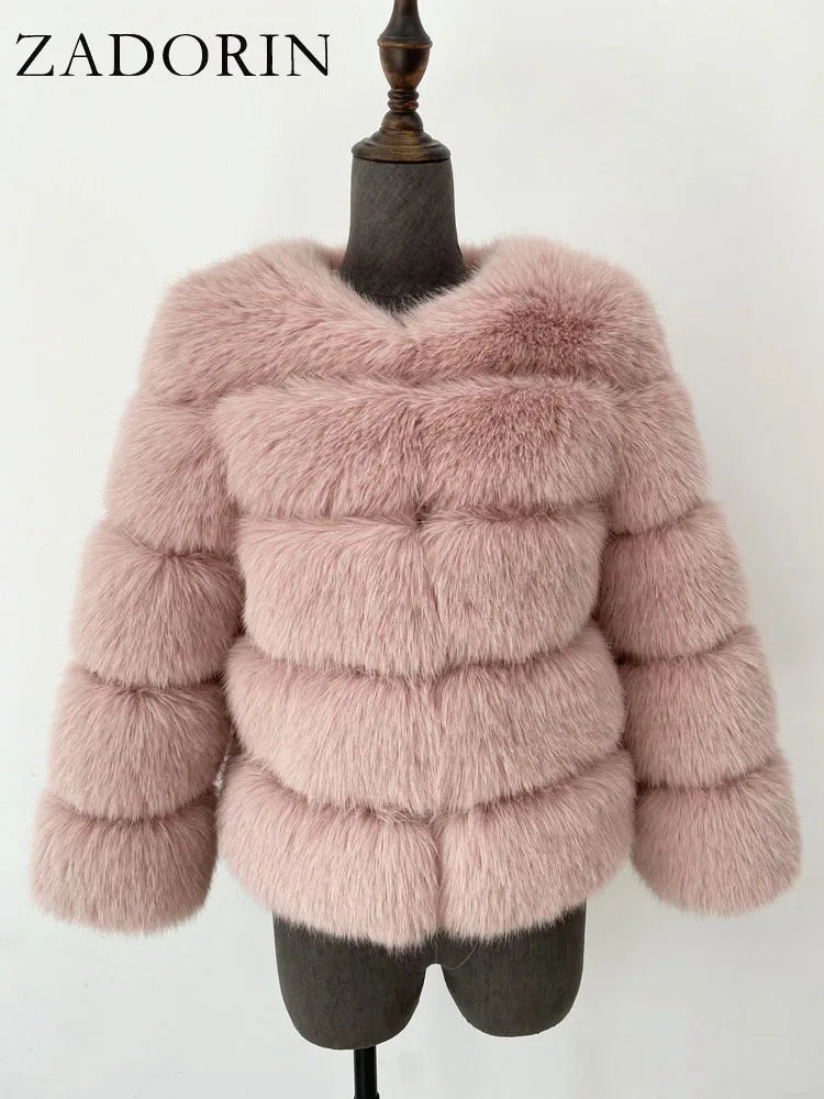 The Fluffy Cruelty-Free Fur Short Coat