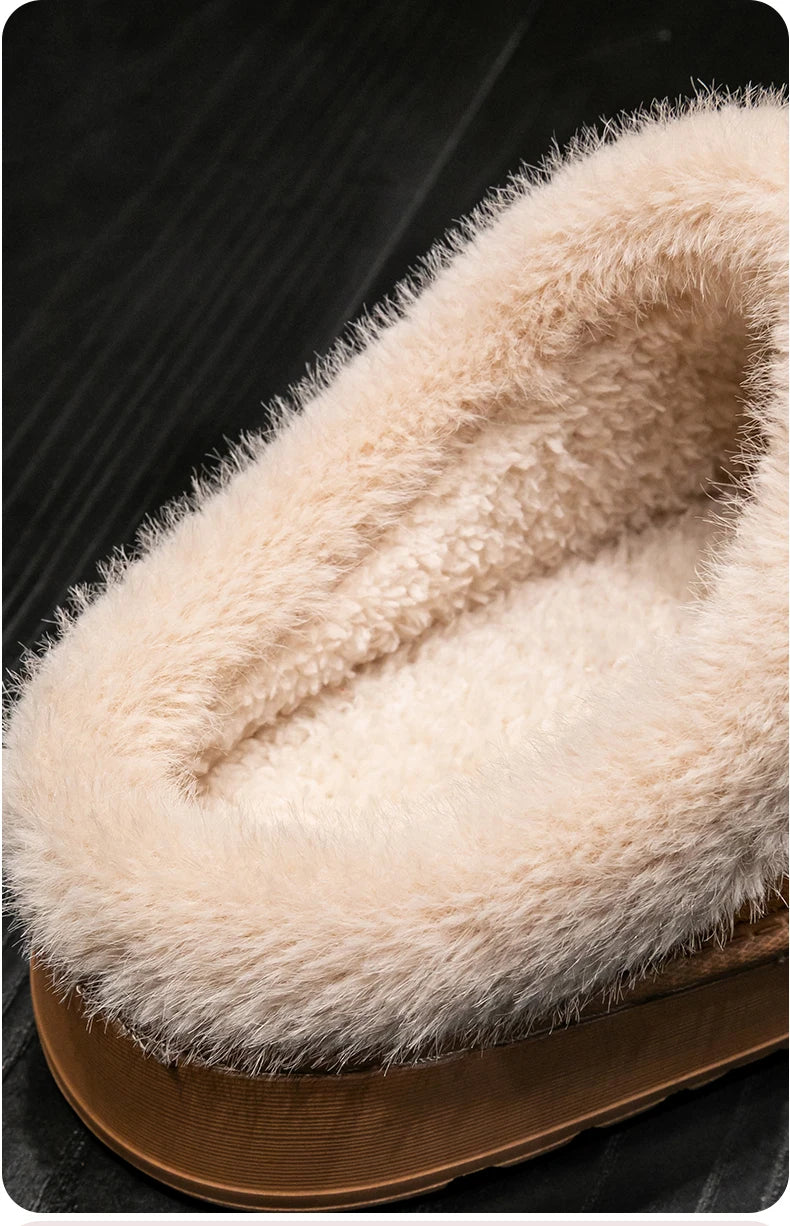 The Cruelty-Free Suede Platform Slipper