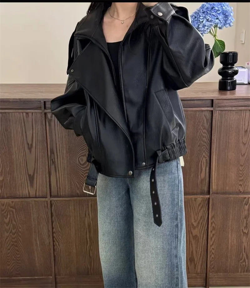 The Cruelty-Free Leather Biker Jacket