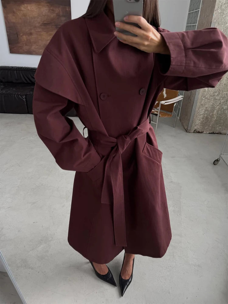 The Cape-Collar Belted Trench